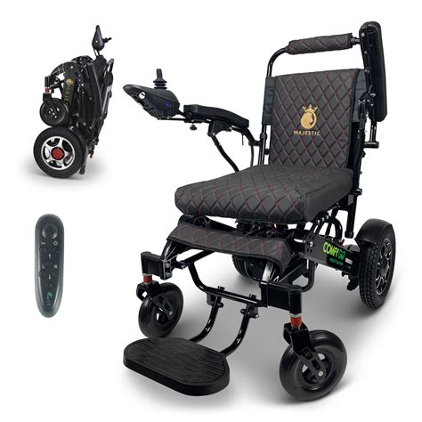 remote control lightweight foldable electric wheelchair black black walmartcom