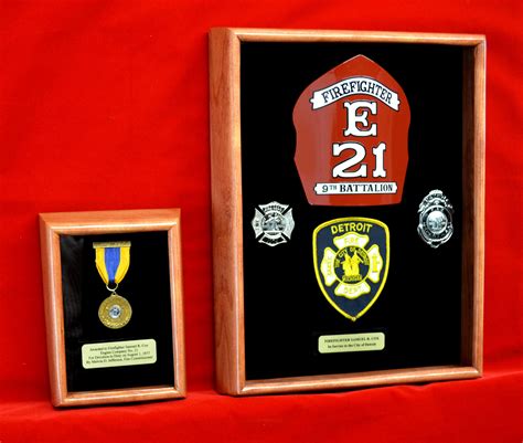 firefighter retirement shadow box a unique personalized