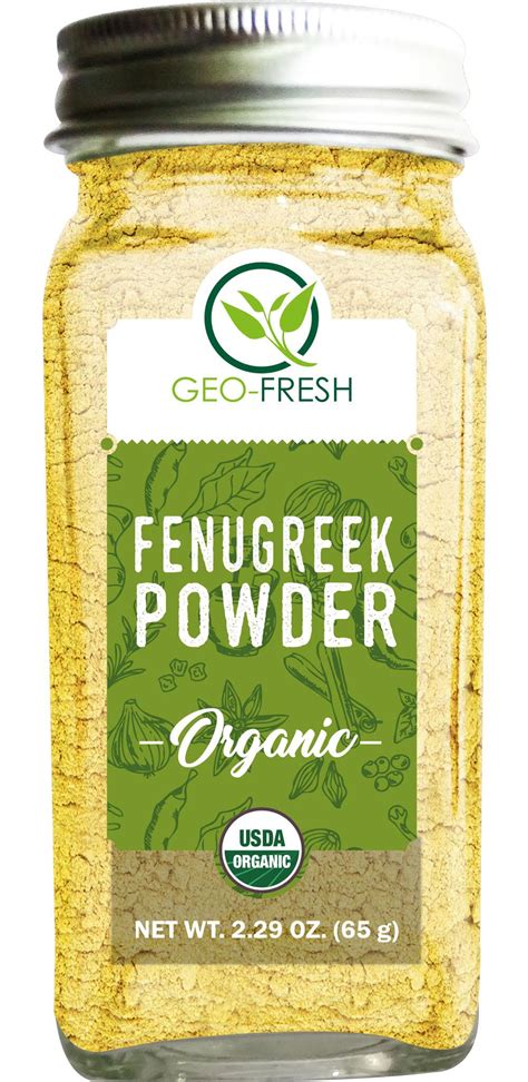 geo fresh organic fenugreek powder  wechoosein