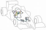 F1 Brake Wire sketch template