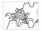 Coloring Crab Pages Ocean Claws Weapon Wielding Scans East His Timvandevall sketch template
