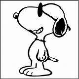 Snoopy Coloring Pages Famous Color Cartoon Kids Dog Choose Board Printable Getdrawings Getcolorings sketch template