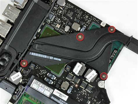 macbook unibody model  heat sink replacement ifixit repair guide