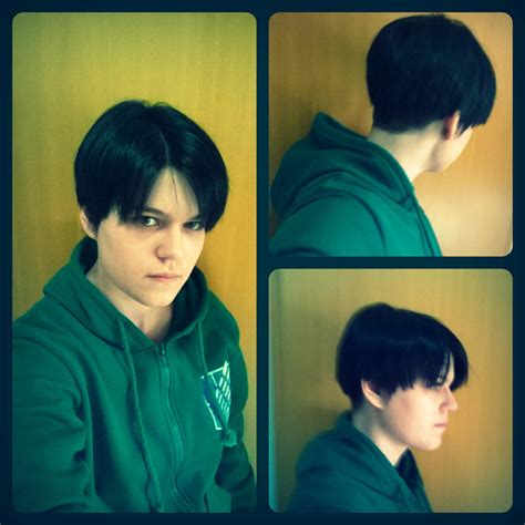 levi hairstyle 2nd try d by kawaii fruit on deviantart