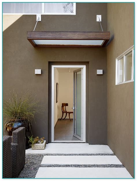 modern front door canopy home improvement