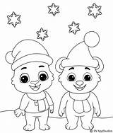 Coloring Winter Pages Kids Printable Print sketch template