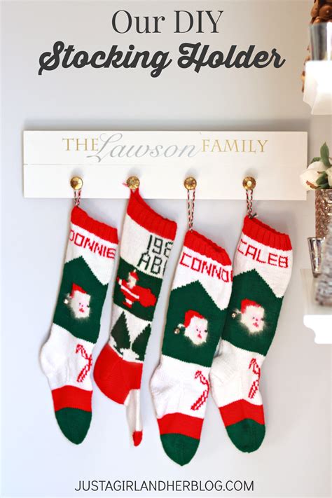 our diy stocking holder abby lawson