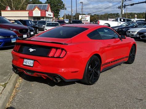 pre owned  ford mustang ecoboost dr car  chesapeake ch carlotz
