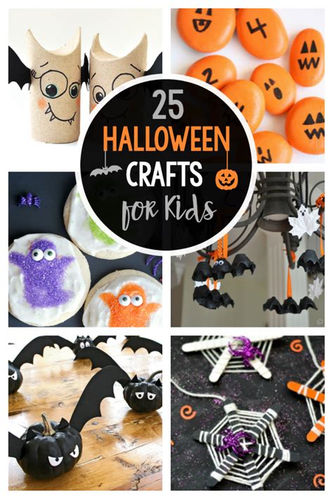 cute easy halloween crafts  kids crazy  projects