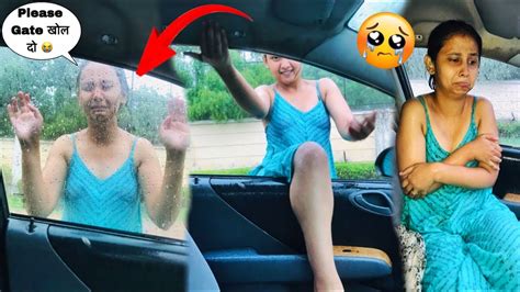 Leaving My Girlfriend In Rain 😰prank On Girlfriend Gone Emotional 😭