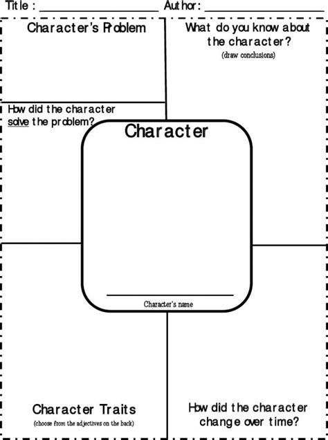 printable character building worksheets