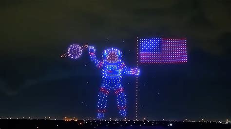 magnificent   july light show featuring  drones sets guinness world record