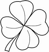 Shamrock Coloring Pages Print Sheets Template Printable Clover Leaf Trinity Choose Board Four sketch template