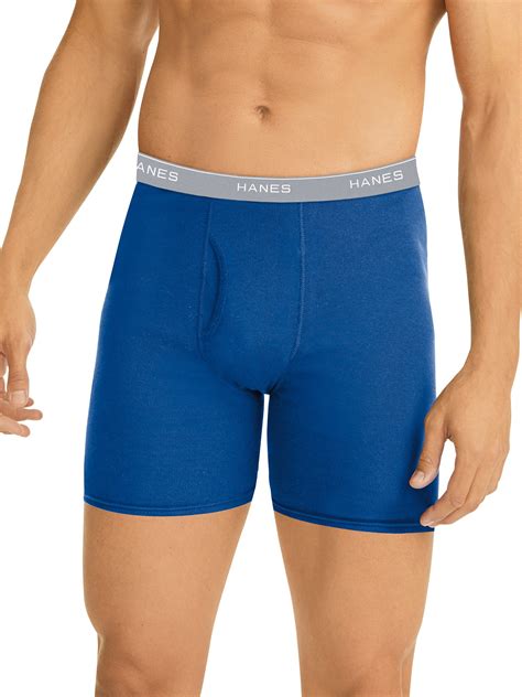 hanes hanes mens tagless boxer briefs  pack walmartcom