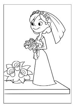 personalize  wedding celebration   printable coloring pages