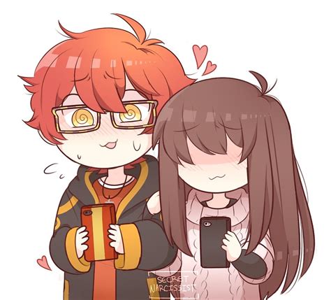 Mystic Messenger 707 And Mc By Narcissisticl Redbubble