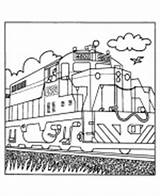 Train Coloring Pages Freight Trains sketch template