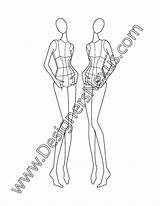 Fashion Female Hands Pose Croqui Croquis Pockets Quarter Three Designersnexus Casual Drawing Poses V8 Illustrator Sketches Illustrations Template Pocket Drawings sketch template