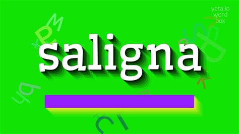 saligna high quality voices youtube