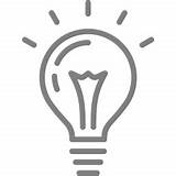 Bulb Light Icon Gray Icons sketch template