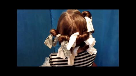 easy no heat curls and ringlets how to curl your hair with a nylon sock youtube