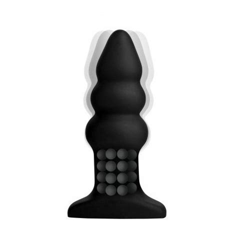 Rimmers Model I Rippled Rimming Plug With Remote Sex Toys At Adult
