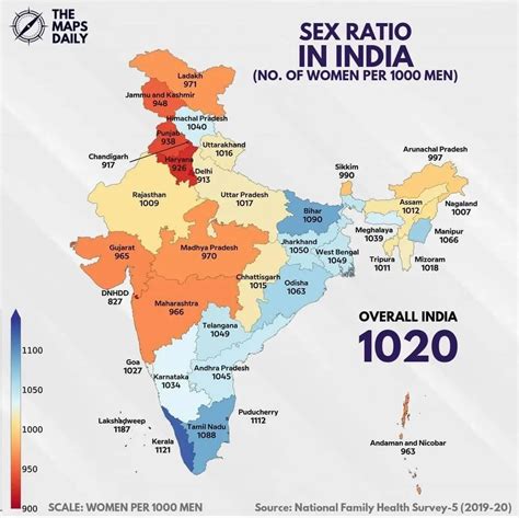 sex ratio in india mapporn