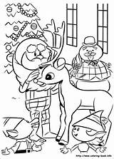 Coloring Rudolph Reindeer Red Nosed Pages Christmas Snowman Book Characters Printable Print Info Color Kids Adults Adult Coloriage Rudolf Frosty sketch template