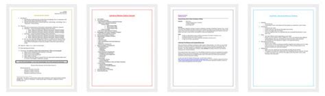 literature review outline template  formats examples samples