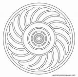 Sun Mandala Coloring Pages Printable Circles Getdrawings Microscope Getcolorings Color Drawing sketch template