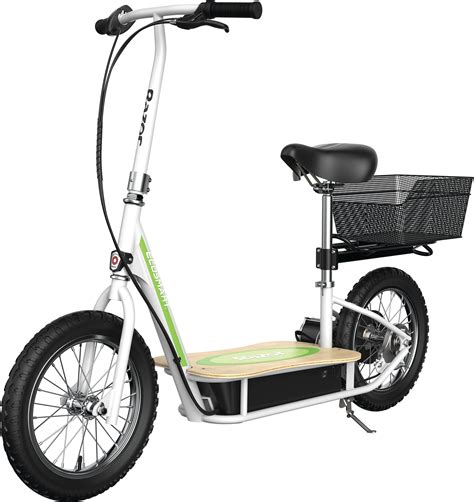 razor ecosmart metro electric scooter  padded seat  ages