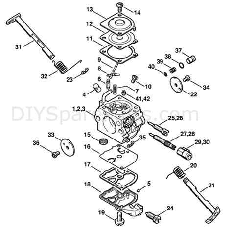 stihl ms  chainsaw ms cbe parts diagram carburetor cqsa