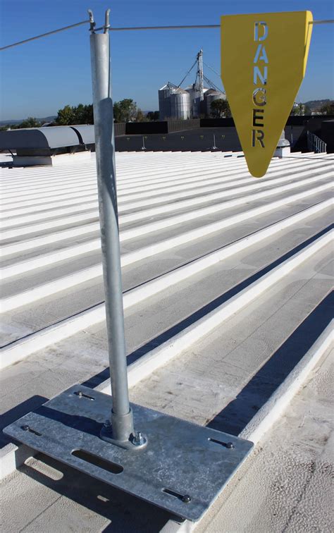 Rooftop Flagging And Warning Safety Systems Houck