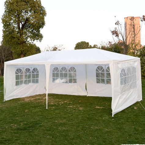white party tent canopy gazebo   sidewalls