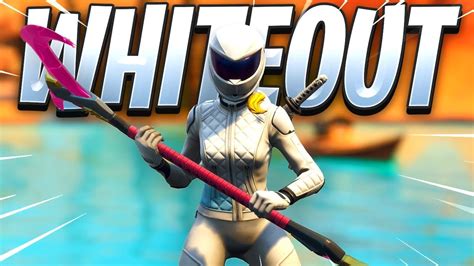 New Fortnite Whiteout Skin Gameplay Youtube