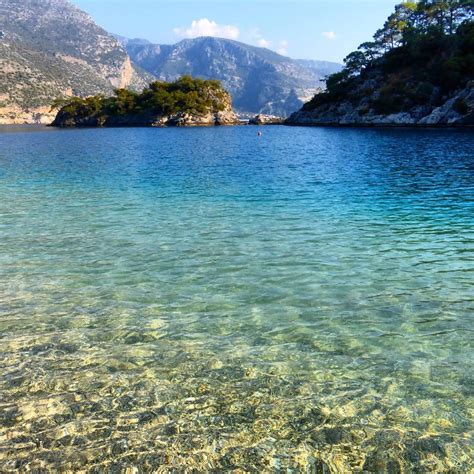 crystal clear waters of blue lagoon good morning from oludeniz