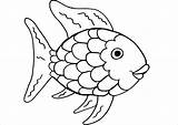 Fish Coloring Cartoon Pages Slippery Getcolorings sketch template