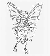 Winx Club Coloring Q1 Stella Sophix Pages Kindpng sketch template