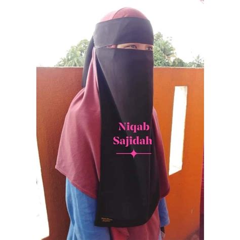niqab sajidah muslimah readystock shopee malaysia