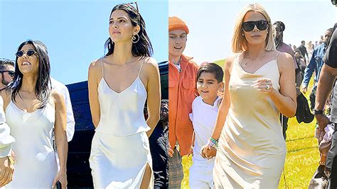 Kendall Jenner Kourtney And Khloe Kardashian’s Dresses On Easter Sunday