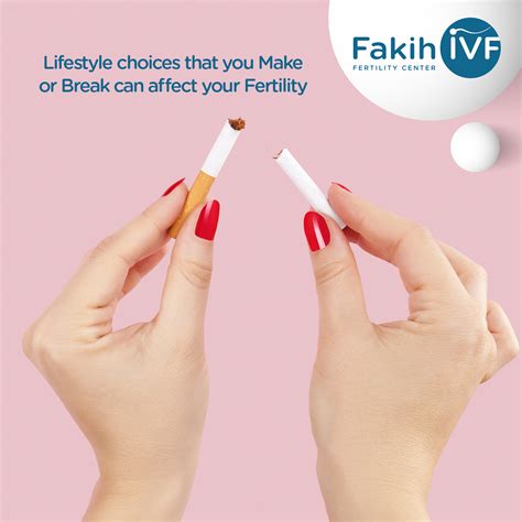 lifestyle choices that you make or break can affect your fertility ivf uae fakih ivf