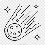 Cometa Comet Colorare Pages Stella Meteorite Meteoroid sketch template
