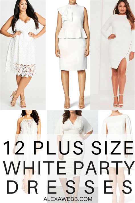 12 Plus Size White Party Dresses Alexa Webb