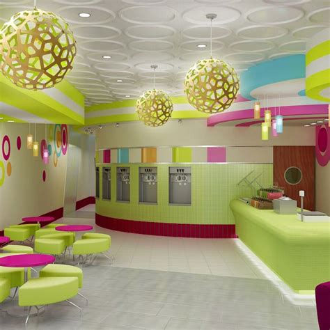 ideas    design  ice cream shop  attractive