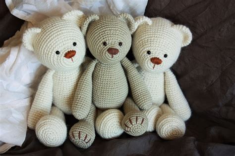crochet amigurumi teddy bear pattern lucas  teddy