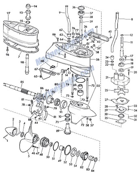 diagram johnson outboard wiring diagrams  hp pulse pack mydiagramonline