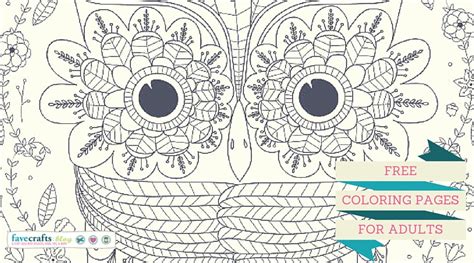 coloring pages  adults favecrafts