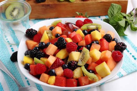 summer fruit salad vegan   freezer