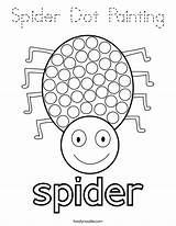 Spider Dot Painting Coloring Tracing Built California Usa sketch template