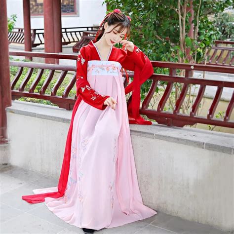 2019 summer girl chinese ancient costume hanfu dresses traditional